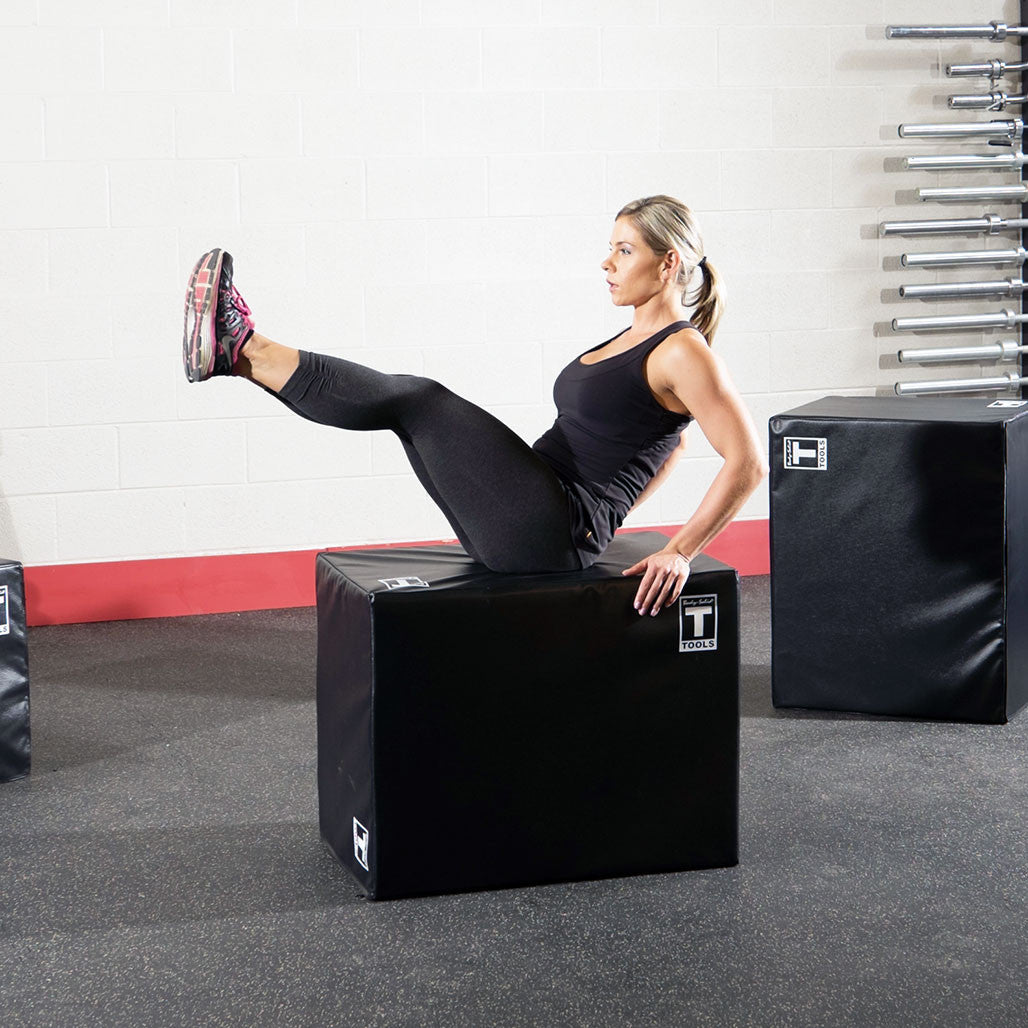 Body-Solid Tools 3-Way Soft Plyo Box 20 x 24 x 30 inch
