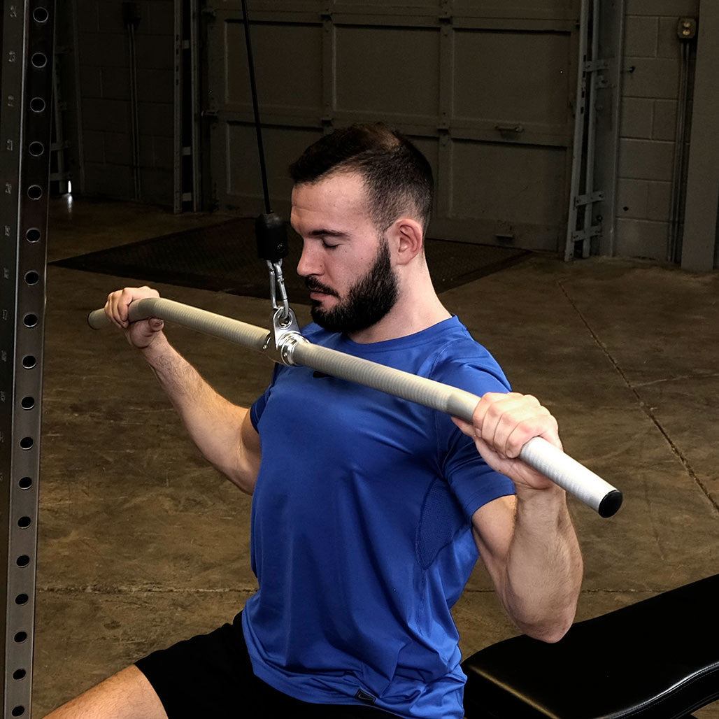 Body-Solid Tools Aluminum Lat Bar
