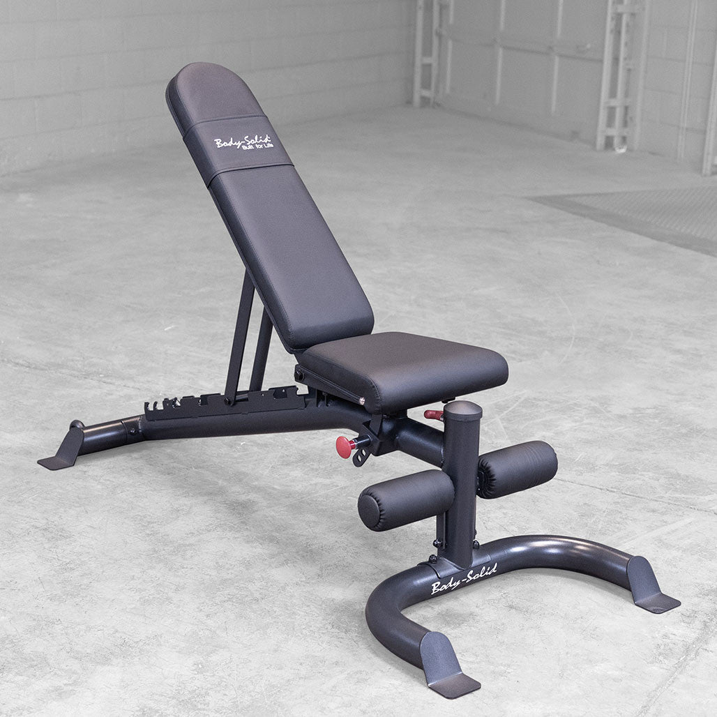 Body-Solid FID Adjustable Bench with Flat, Incline, Decline Options