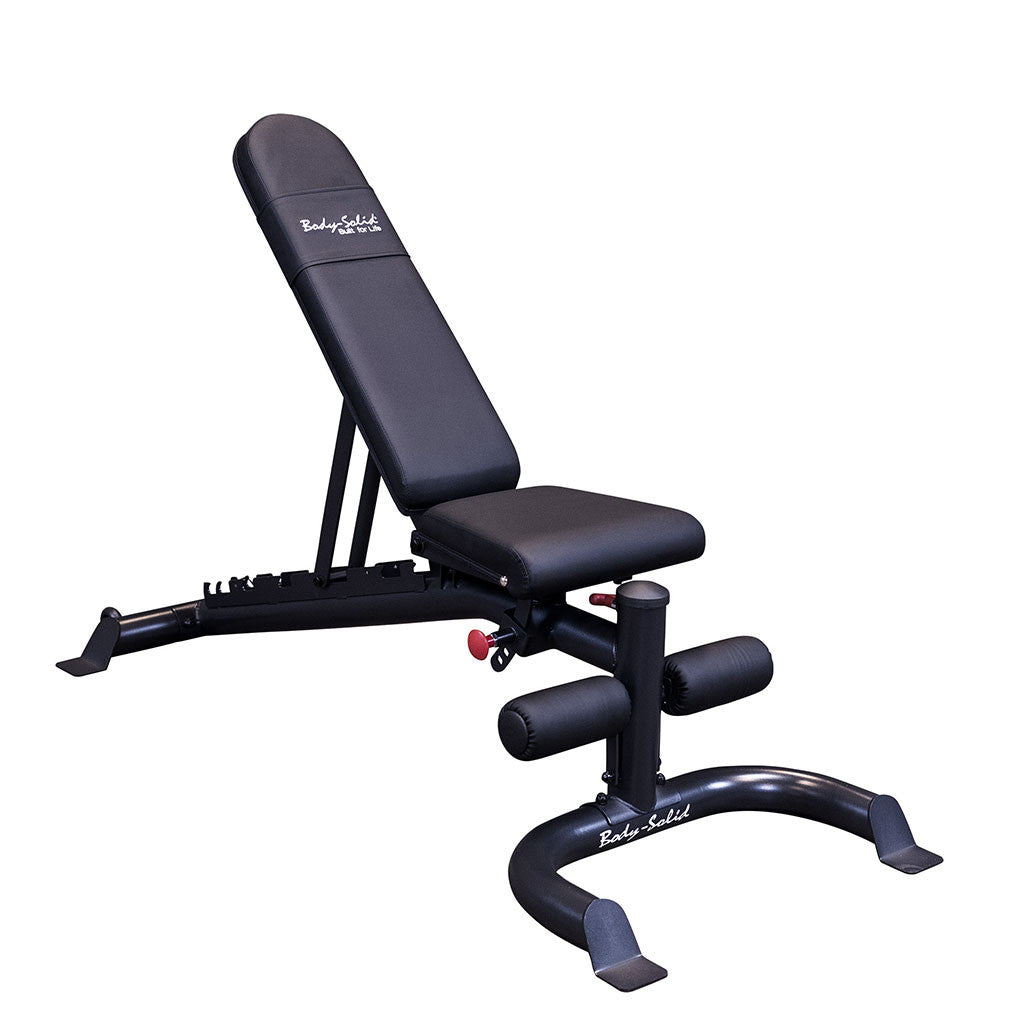 Body-Solid FID Adjustable Bench with Flat, Incline, Decline Options