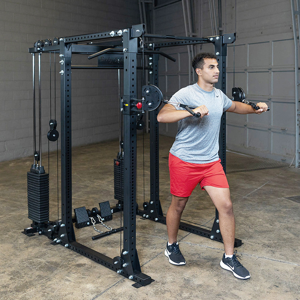 Body-Solid Functional Trainer Attachment with 2x210 lb Weight Stack for GPR400