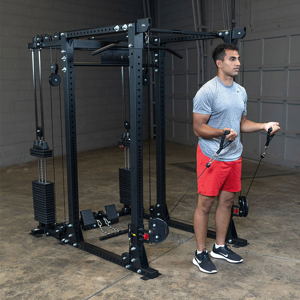 Body-Solid Functional Trainer Attachment with 2x210 lb Weight Stack for GPR400