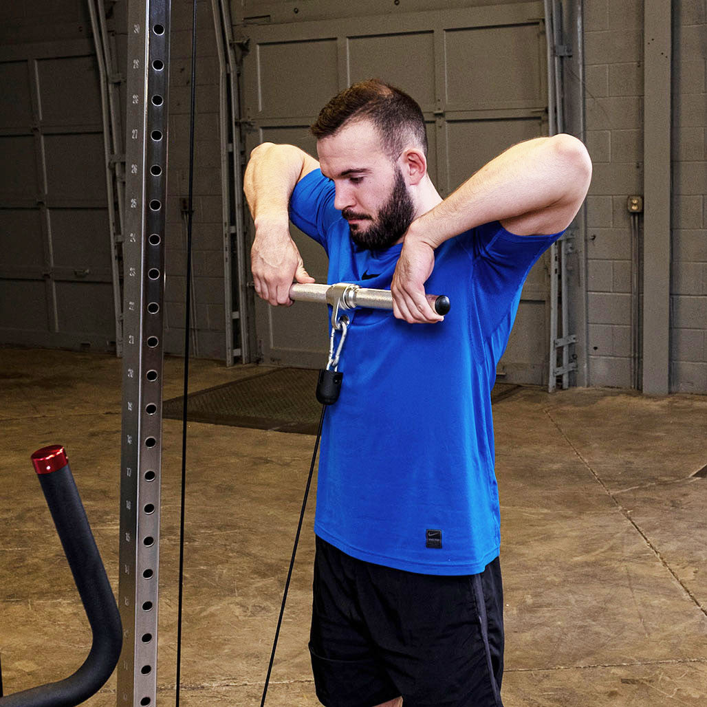 Body-Solid Tools Aluminum Revolving Straight Bar