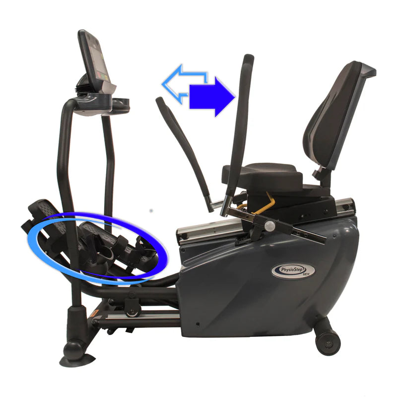 PhysioStep MDX - Recumbent Elliptical Cross Trainer with Swivel Seat