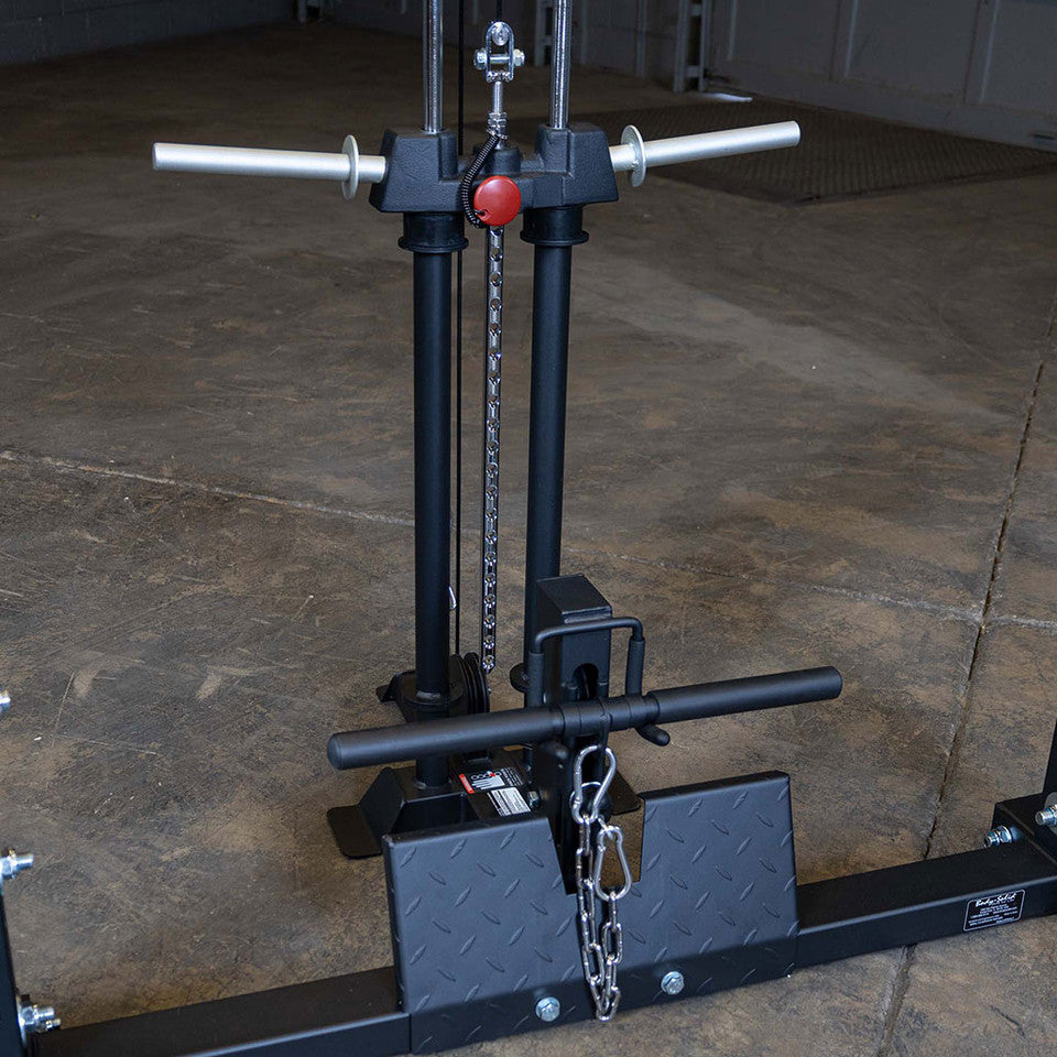 Body-Solid Lat Pulldown Attachment for SPR500 Half Rack - Plate Loaded