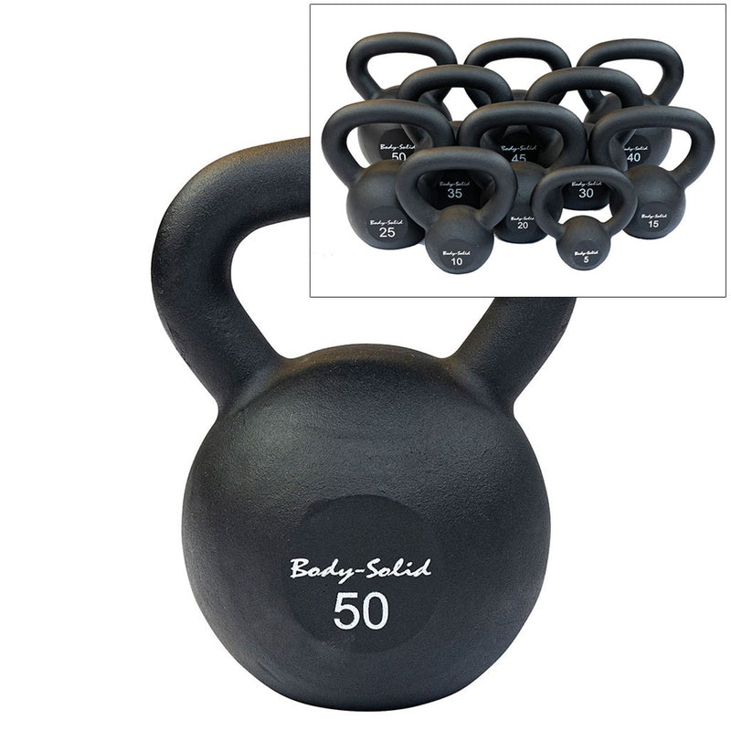 Body Solid Powder coat Kettlebells