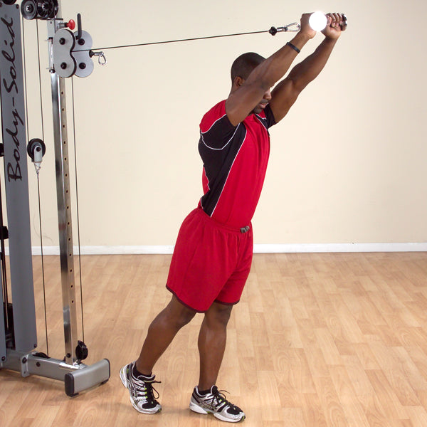 Body-Solid Tools Triceps Handle with Rubber Grip