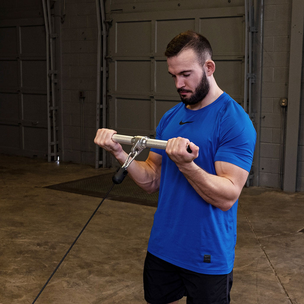 Body-Solid Tools Aluminum Revolving Straight Bar