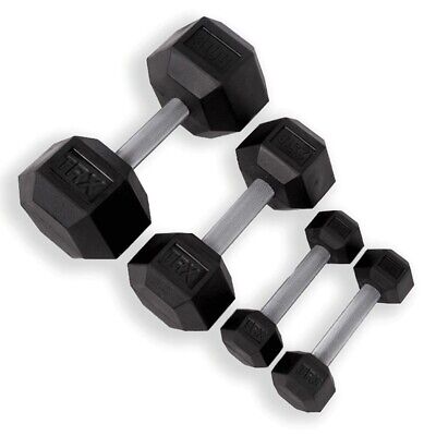 TRX Hex Rubber Dumbbells (Pair)
