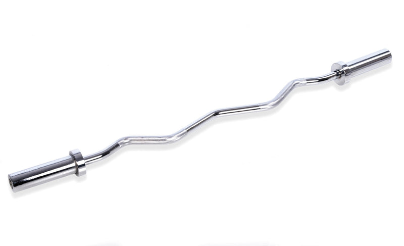 47" International Chrome Curl Bar