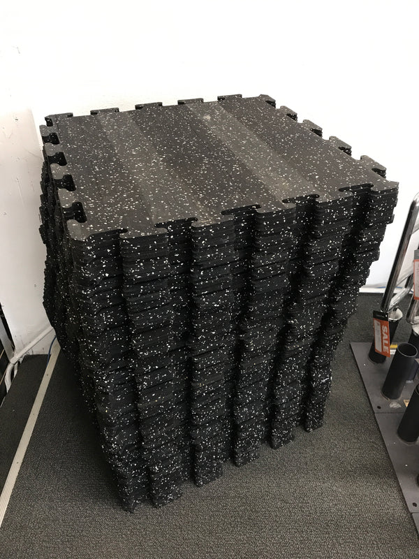 Body-Solid Tools Interlocking Rubber Flooring Box of 4